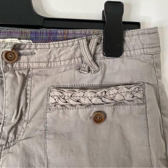 Anthropologie hei hei Grey Ankle Chino Pants - Picture 4 of 13